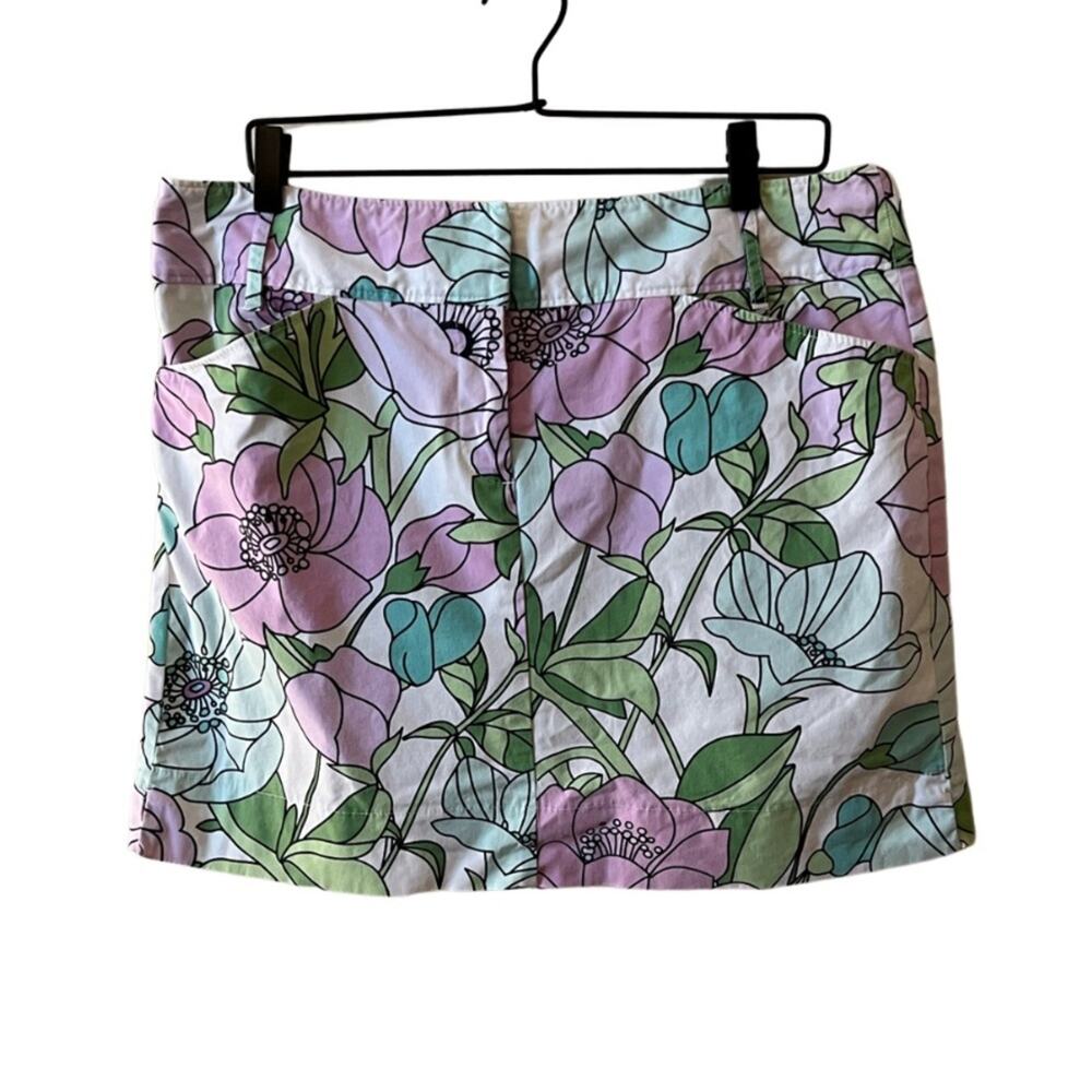 LOFT A-Line Pastel Floral Skirt Size 14P